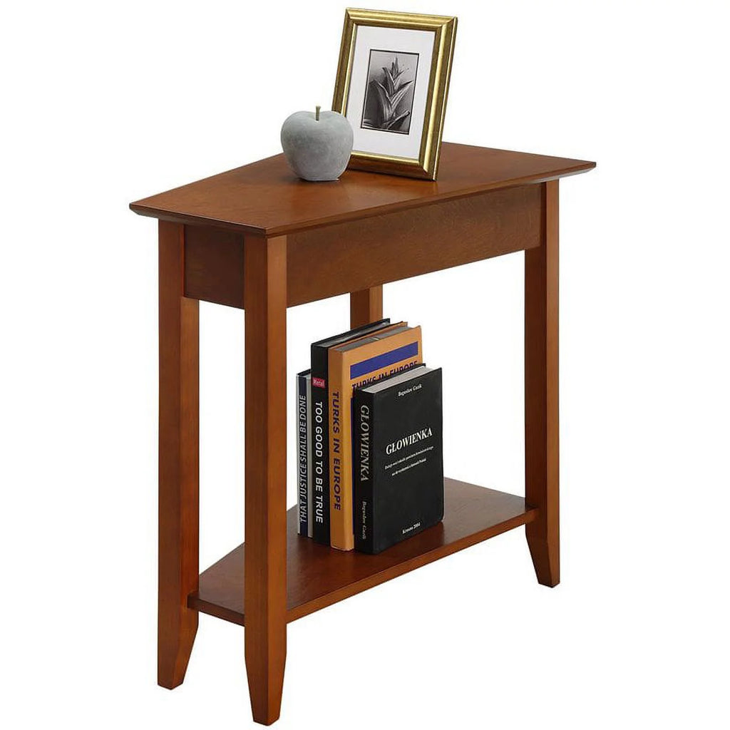 Cherry MDF Wood Wedge End Table X167745