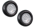 2-Pack Trailer Tire On Rim ST205/75R15 Radial 5 Hole Silver A185