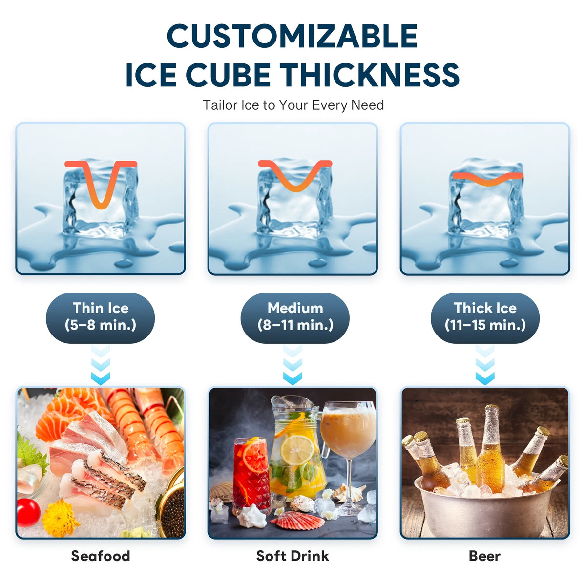 Commercial Ice Machine with 275lb Storage V154143