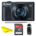 Black Digital Camera with 64 GB Memory Card Z41437