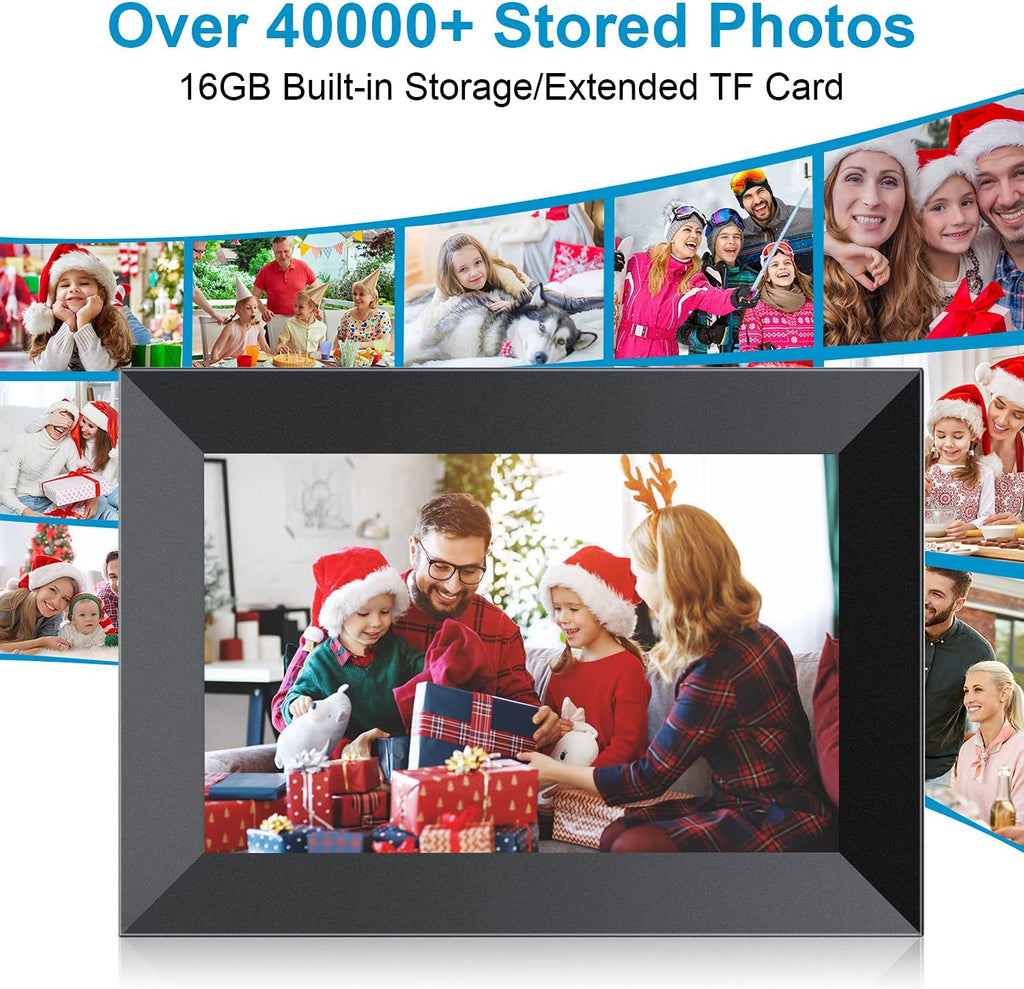 8 Inch Smart Digital Photo Frame with WiFi, IPS Touch Screen, 16GB Storage, Pack of 2 S27370