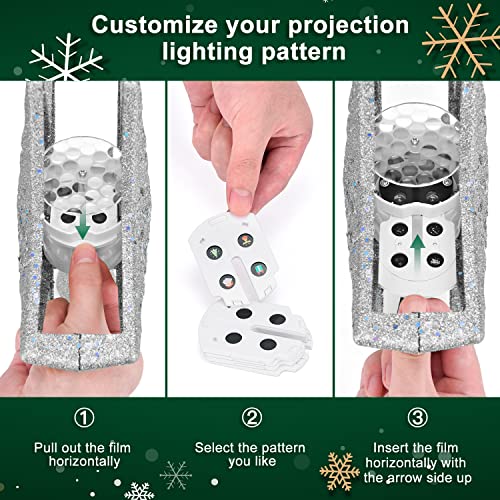 Christmas Tree Topper Lighted with 6 Projection Modes S722