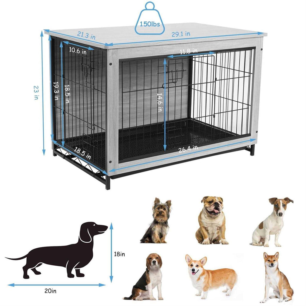 Wooden Dog Crate Furniture T4352