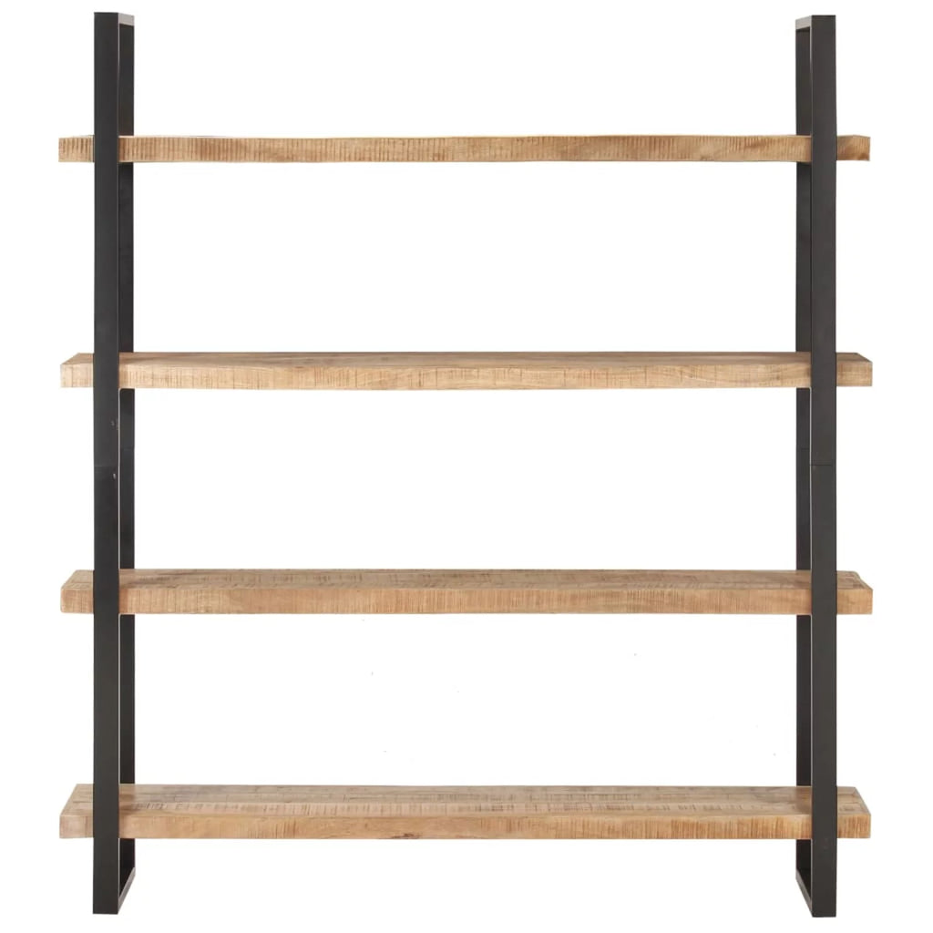 4-Tier Rough Mango Wood Bookcase X189092