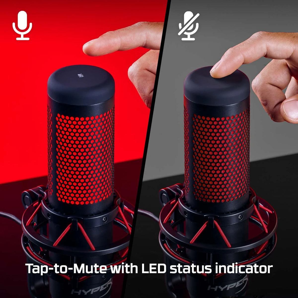 USB Condenser Gaming Microphone with Shock Mount and Pop Filter J79734