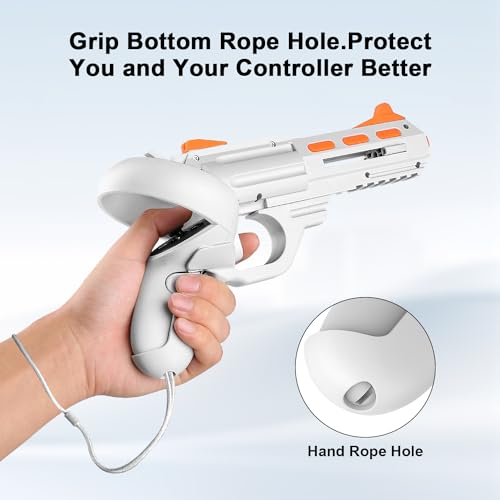 VR Handle Accessories, Gun Stock, Weighted Controller Grips A4784