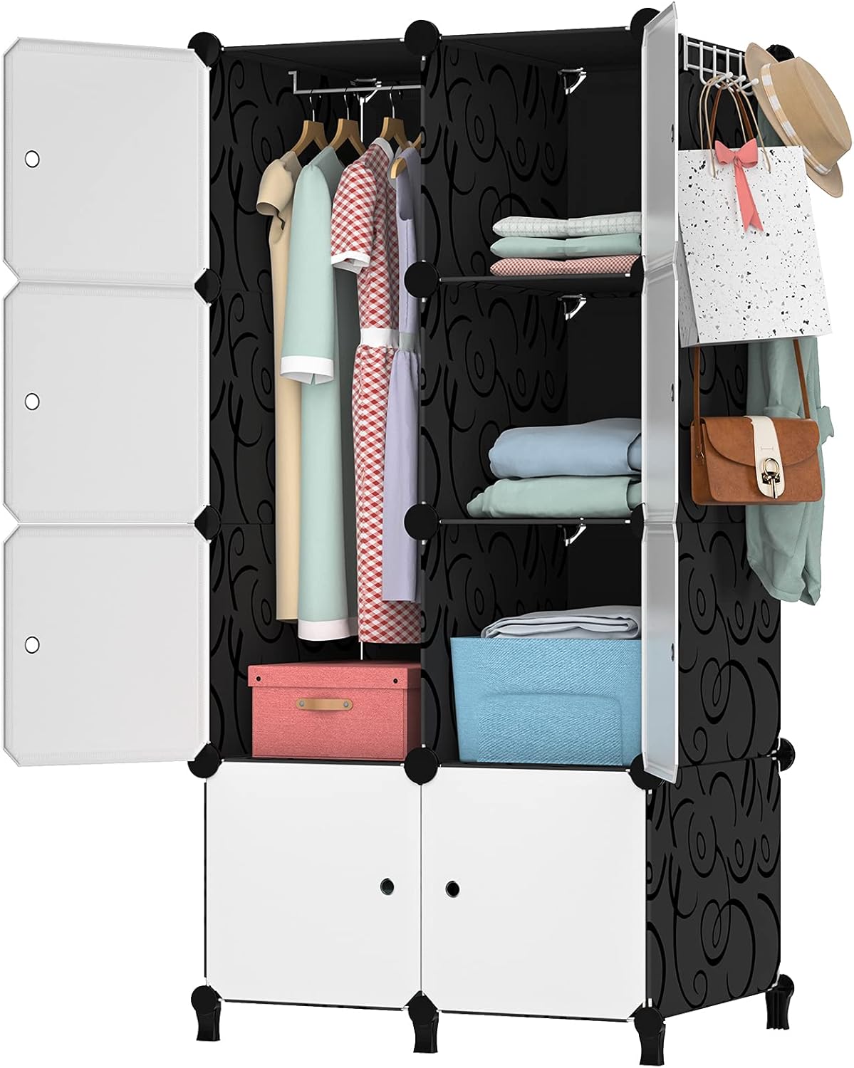 Portable Closet 12 Cube Storage Organizer R7372