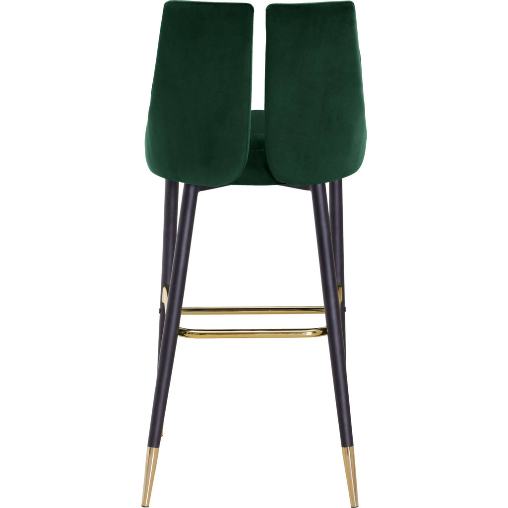 Green Velvet Stool Set of 2 R618863