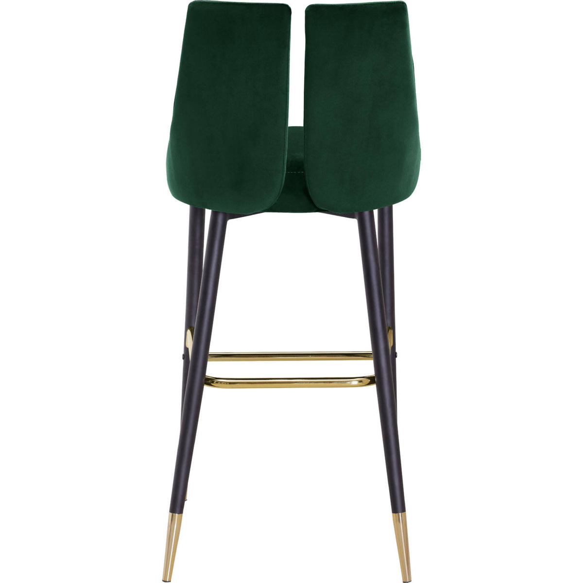 Green Velvet Stool Set of 2 R618863