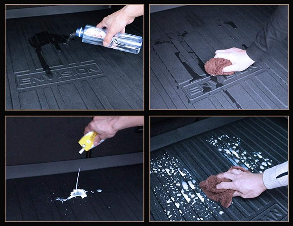 Heavy-Duty Waterproof Rear Cargo Tray Trunk Floor Mats M4308