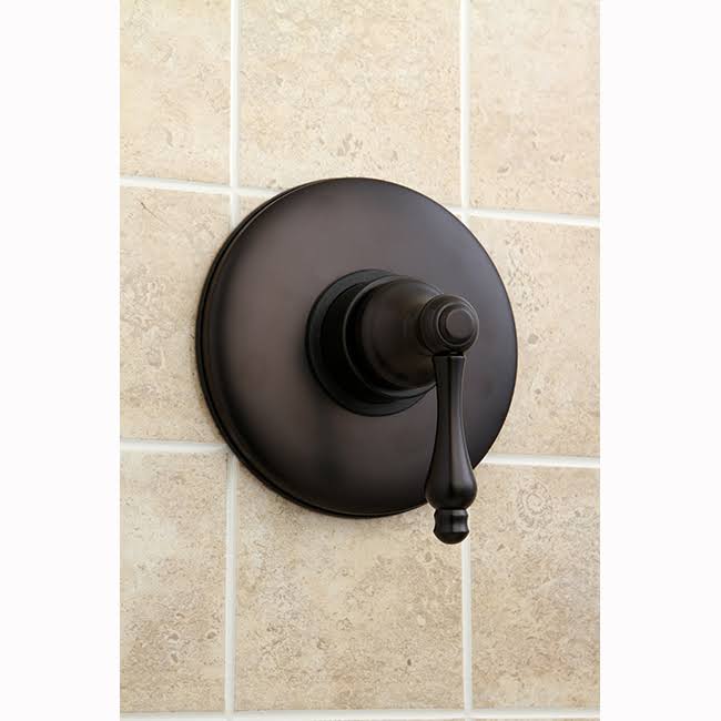 Vintage Oil Rubbed Bronze Wall Volume Control Valve F82088
