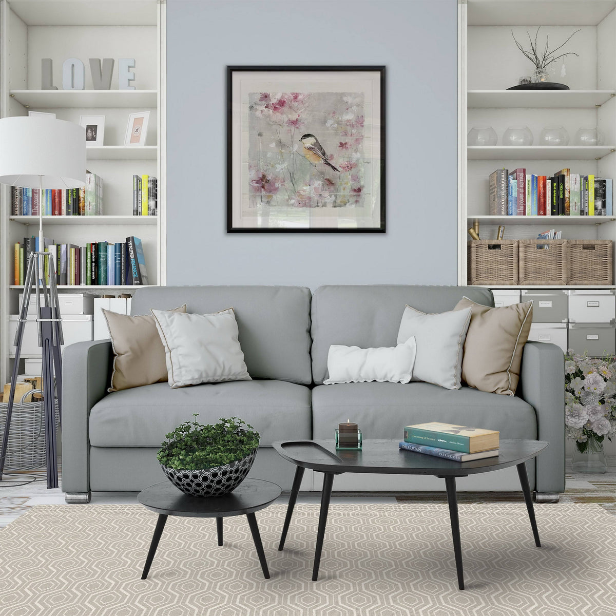 Framed Giclee Print 34x34 P1483
