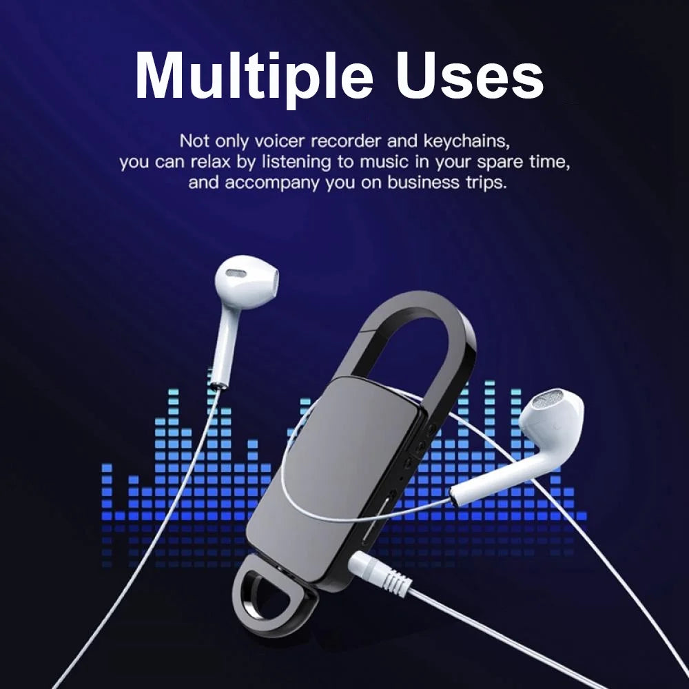 64GB Voice Activated Recorder with Noise Reduction A801085