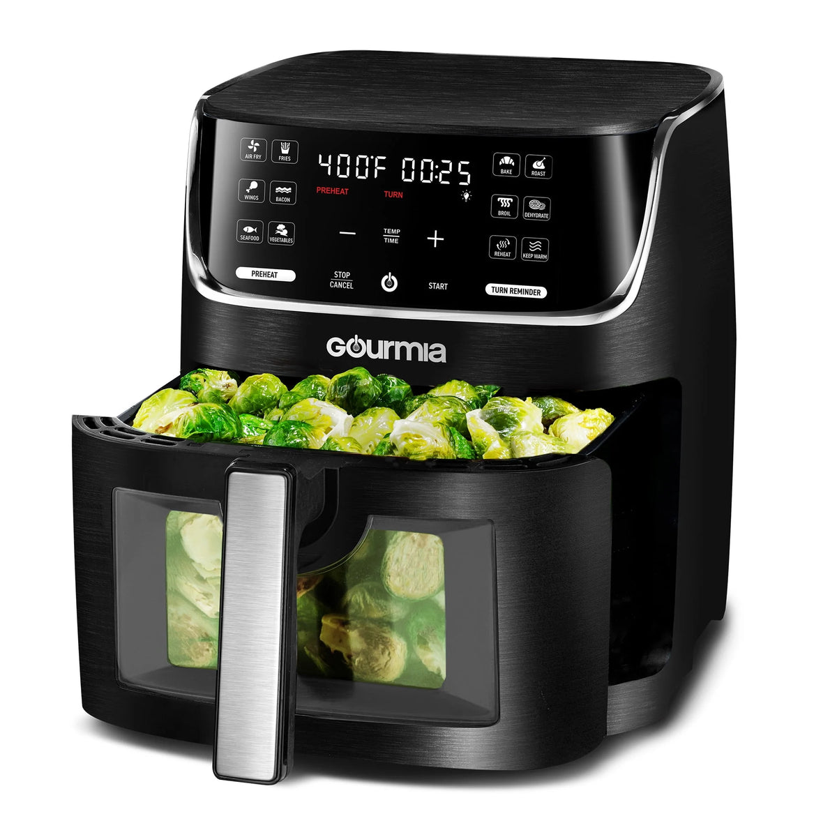8 Qt Digital Window Air Fryer with 12 One-Touch Presets S8673