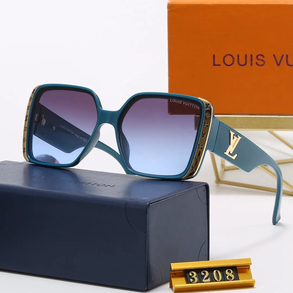 Luxury Letter Print Frame Women's Fashion Sunglasses V24262