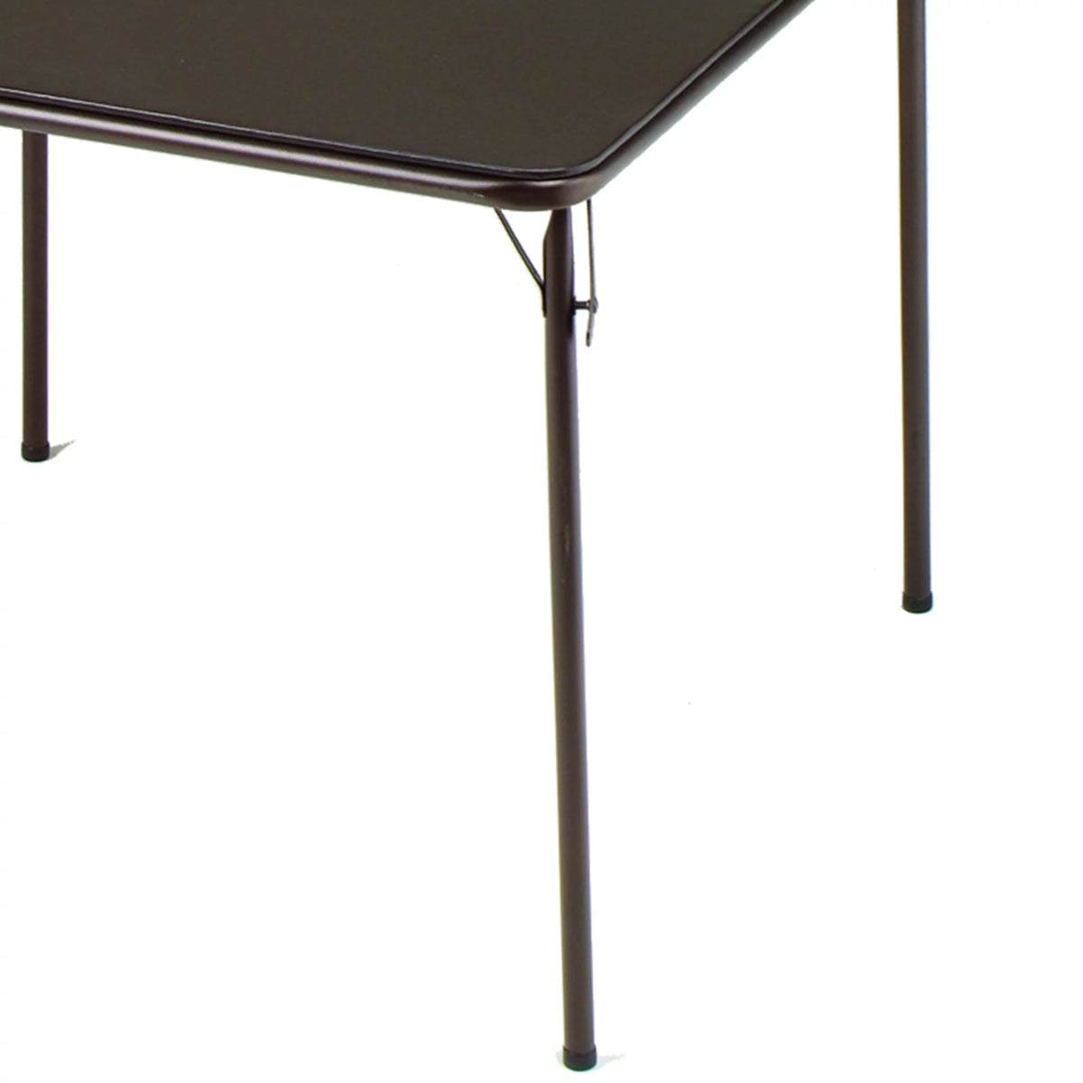 Black Square Metal Folding Dining Card Table D799613
