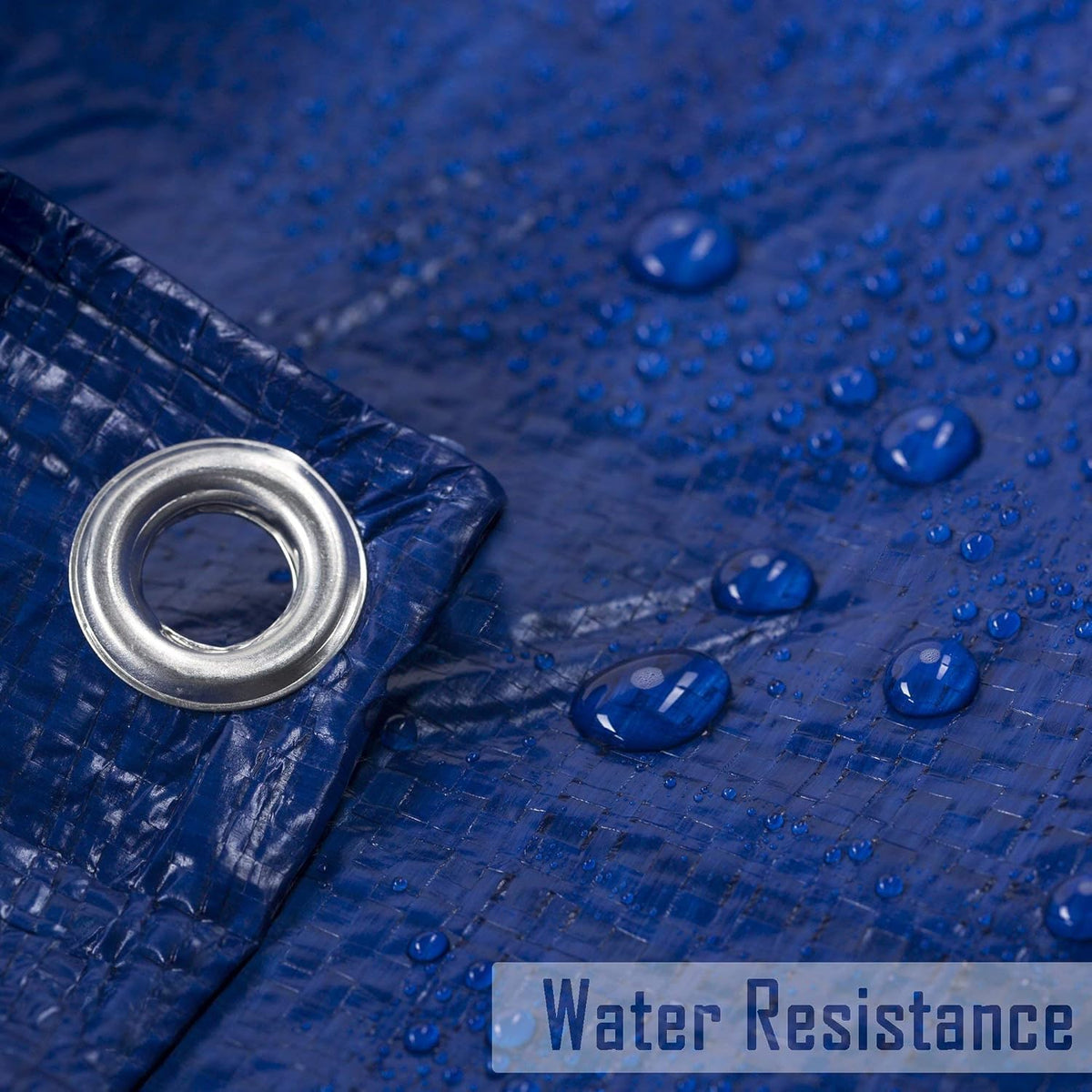 Blue Waterproof Poly Tarp Tarpaulin Pack of 2 H94056