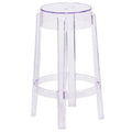 Clear Counter Height Stool D6317