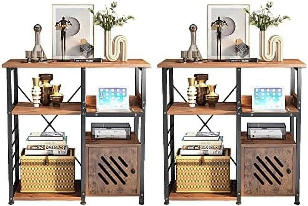3-Tier Kitchen Baker's Rack with Cabinet Y373