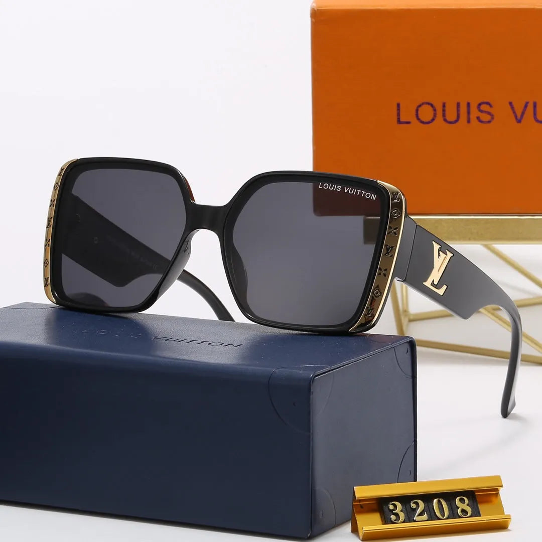 Luxury Letter Print Frame Women's Fashion Sunglasses V24262