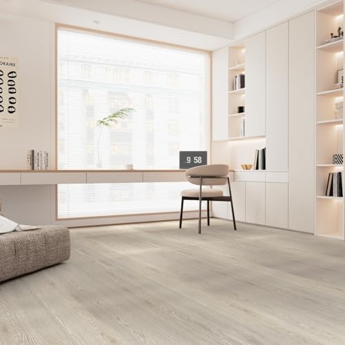 Peel and Stick Vinyl Floor Tile Roll Wood Plank Sticker U262769