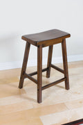 Walnut Counter Height Stool (Set of 2) F198238