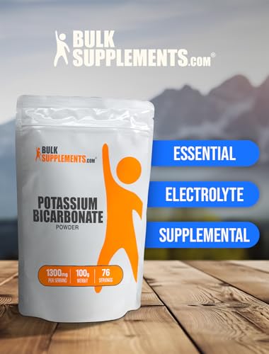 Potassium Bicarbonate Powder, 1300mg per Serving, 250g (8.8 oz) X83585