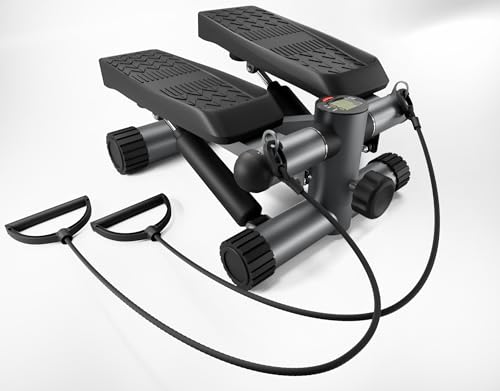 Mini Stepper with Resistance Bands and LCD Monitor H72204