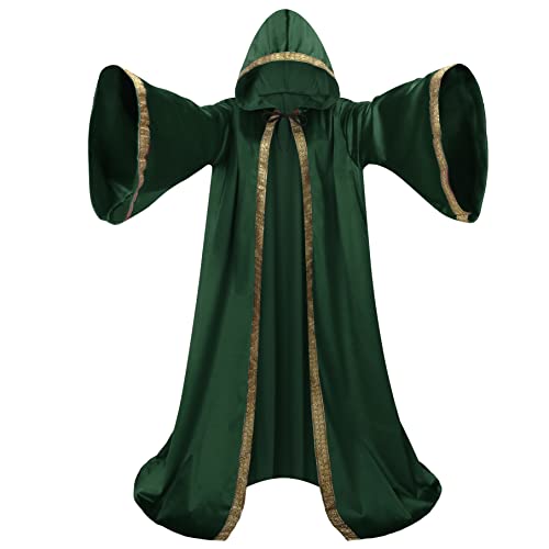 Wizard Robe with Hood Sleeves Halloween Costume Cloak Z902198