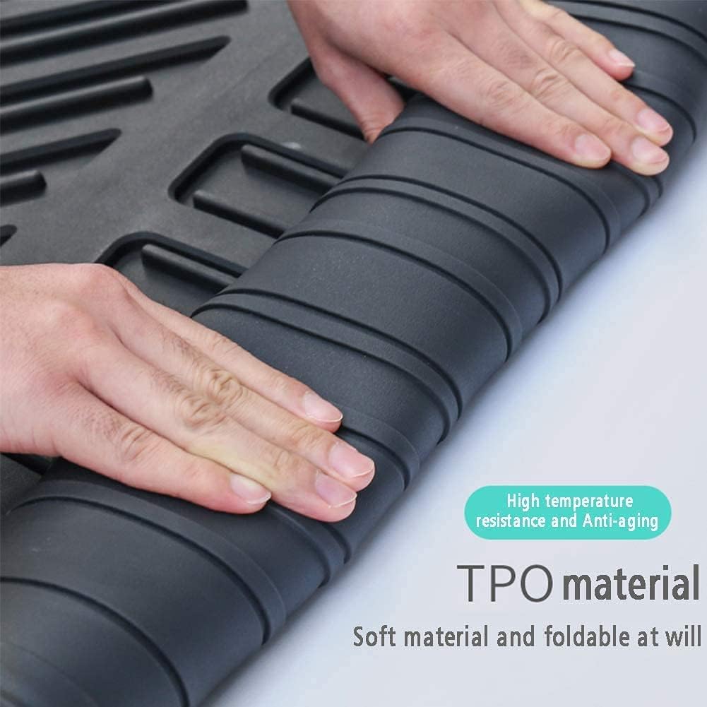 Heavy-Duty Waterproof Rear Cargo Tray Trunk Floor Mats M4308