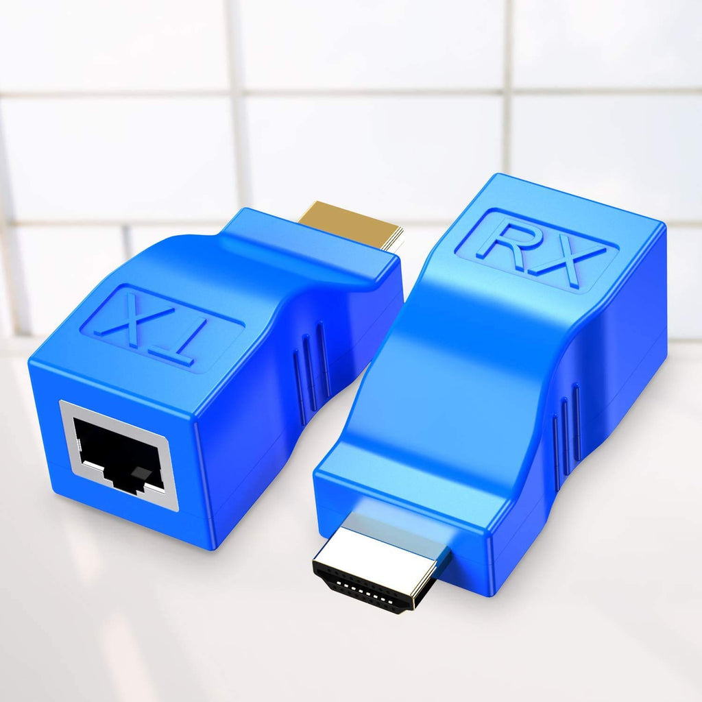 HDMI to RJ45 Extender over Cat5e/6 Cable, 1080p up to 30m/98ft Repeater W613349