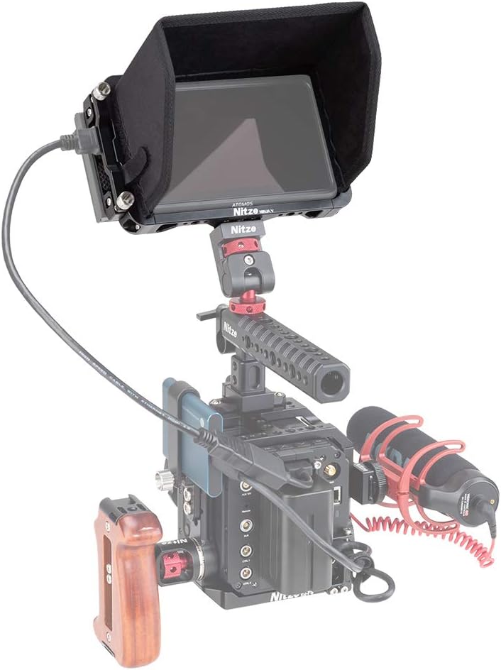 5 inch Monitor Cage with Sunhood E137569