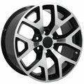 Gloss Black Machined Wheel L405677