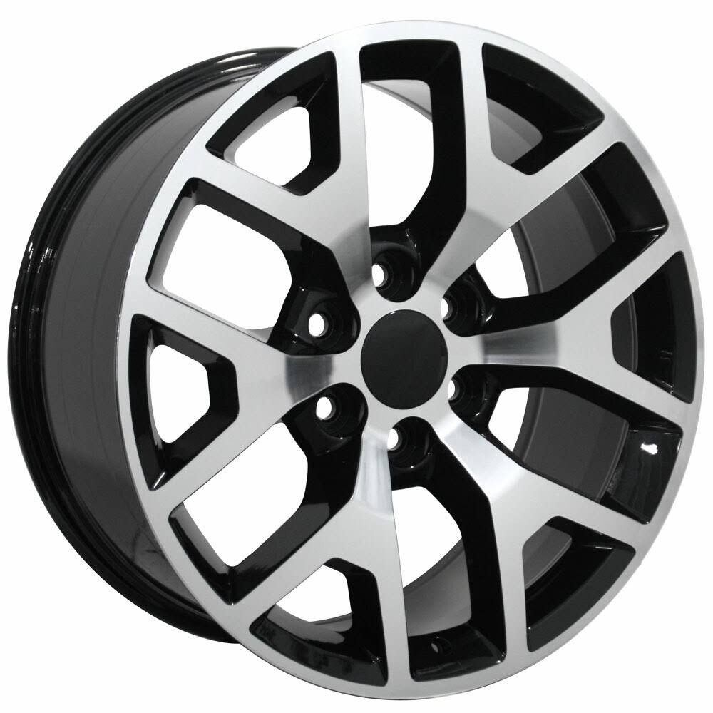 Gloss Black Machined Wheel L405677