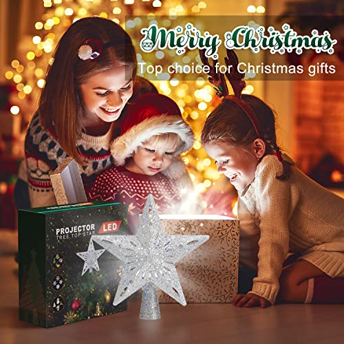 Christmas Tree Topper Lighted with 6 Projection Modes S722
