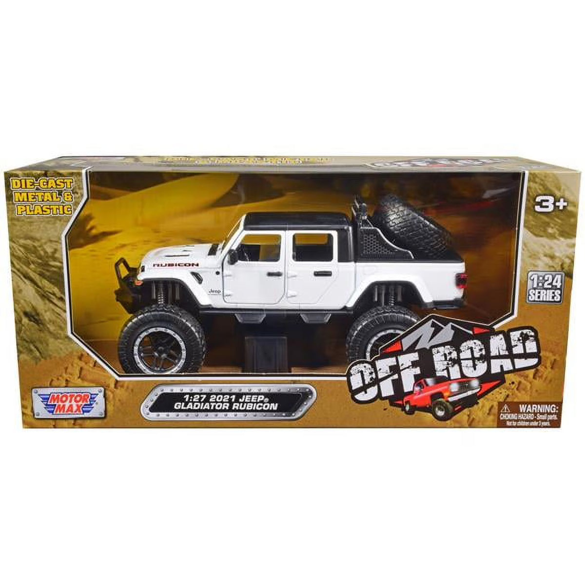 1/27 White Diecast Model Car V860076