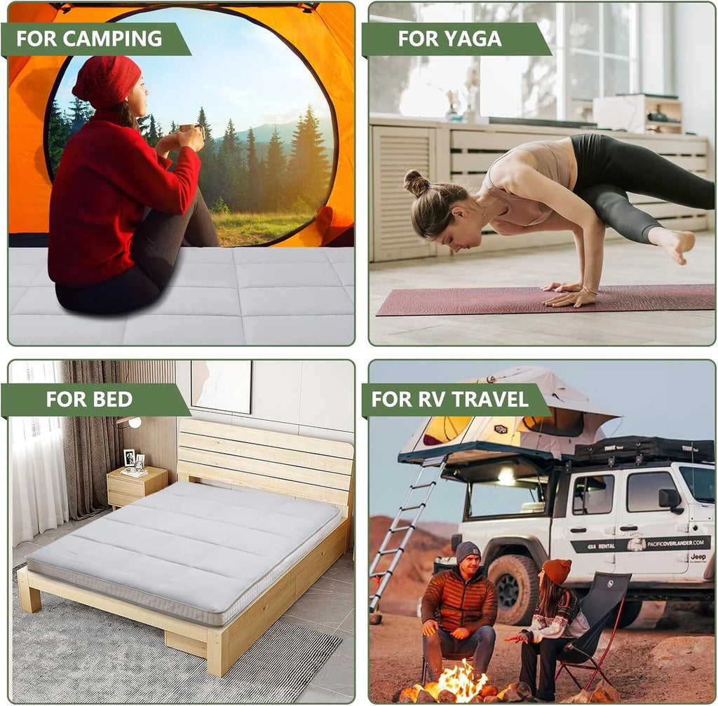 Japanese Floor Futon Mattress Thicken Foldable Roll Up Sleeping Pad J178811
