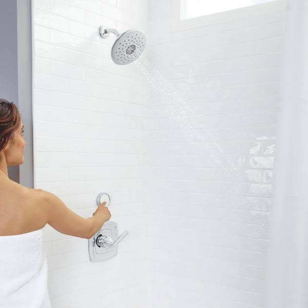 4-Function Shower Head 2.5 GPM Polished Chrome Y10757