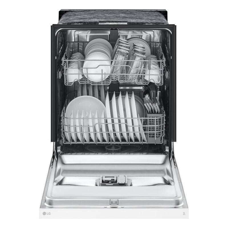 White Front Control Dishwasher with Stainless Steel Tub S938729
