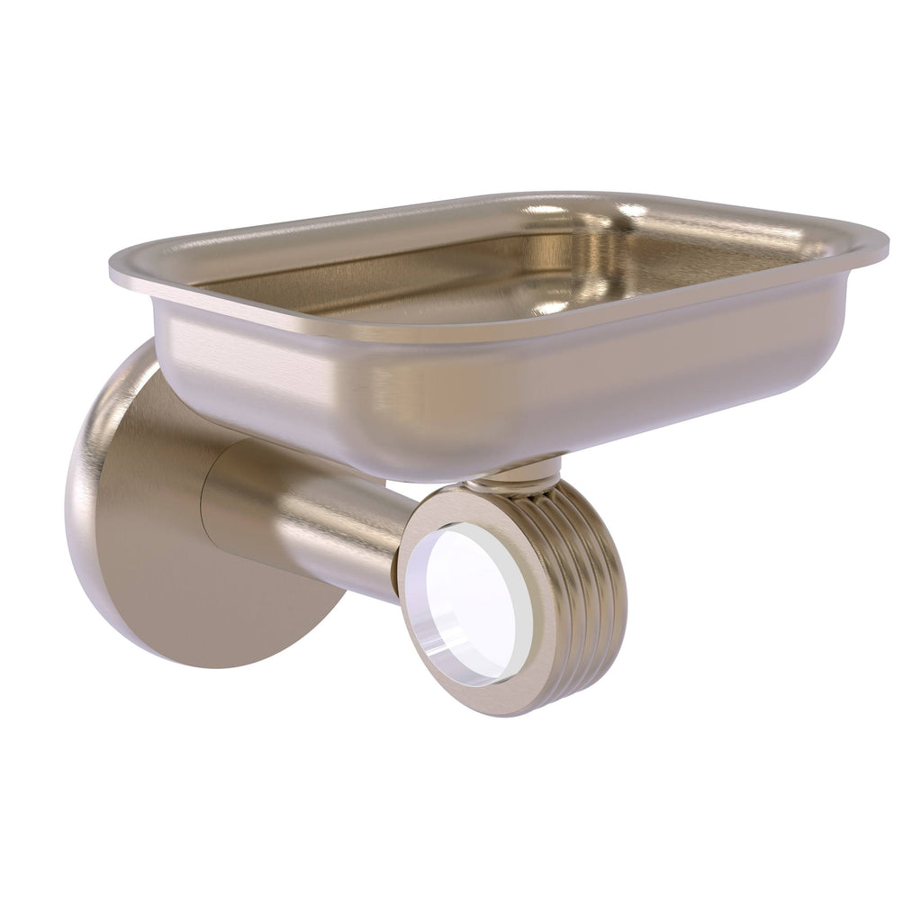 Antique Pewter Wall Mounted Soap Dish Holder N92461