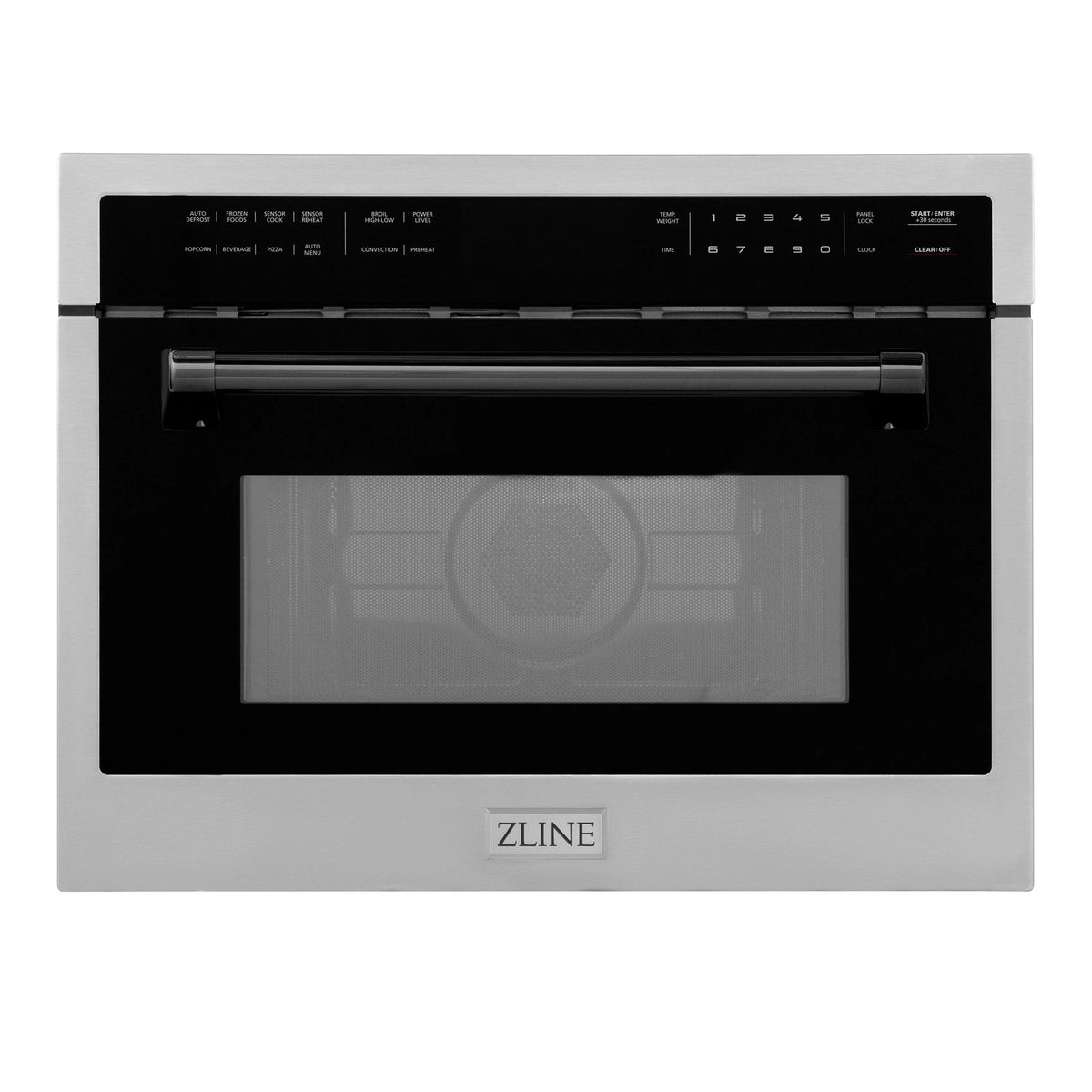 24 1.6 cu ft. Built-in Convection Microwave Oven in Stainless Steel with Black Accents P1858