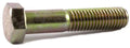 1 1/4-7 x 3 Grade 8 Hex Cap Screw Yellow Zinc Plated (25) J8388
