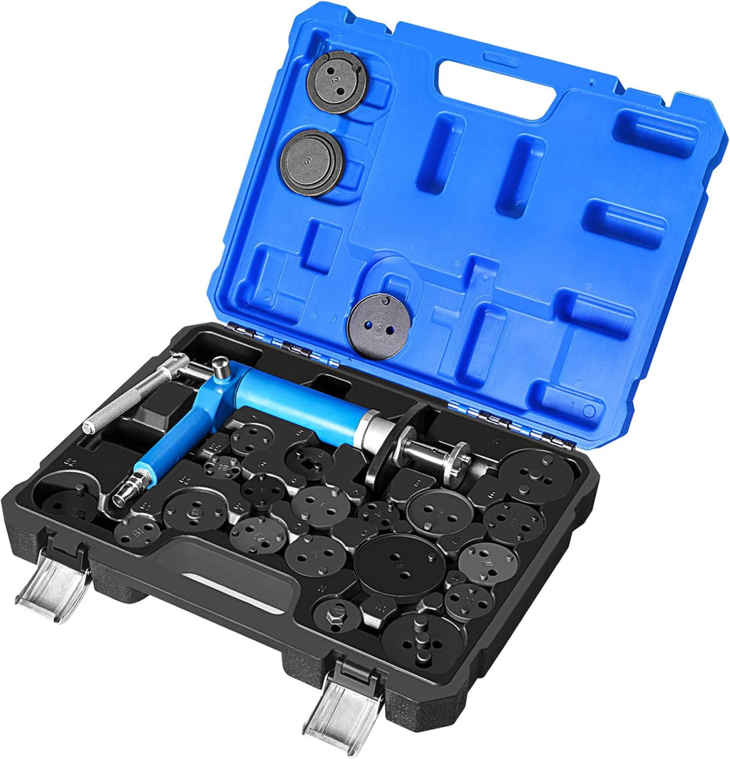 23 Pieces Pneumatic Brake Caliper Wind Back Tool Set with Adapters W86493
