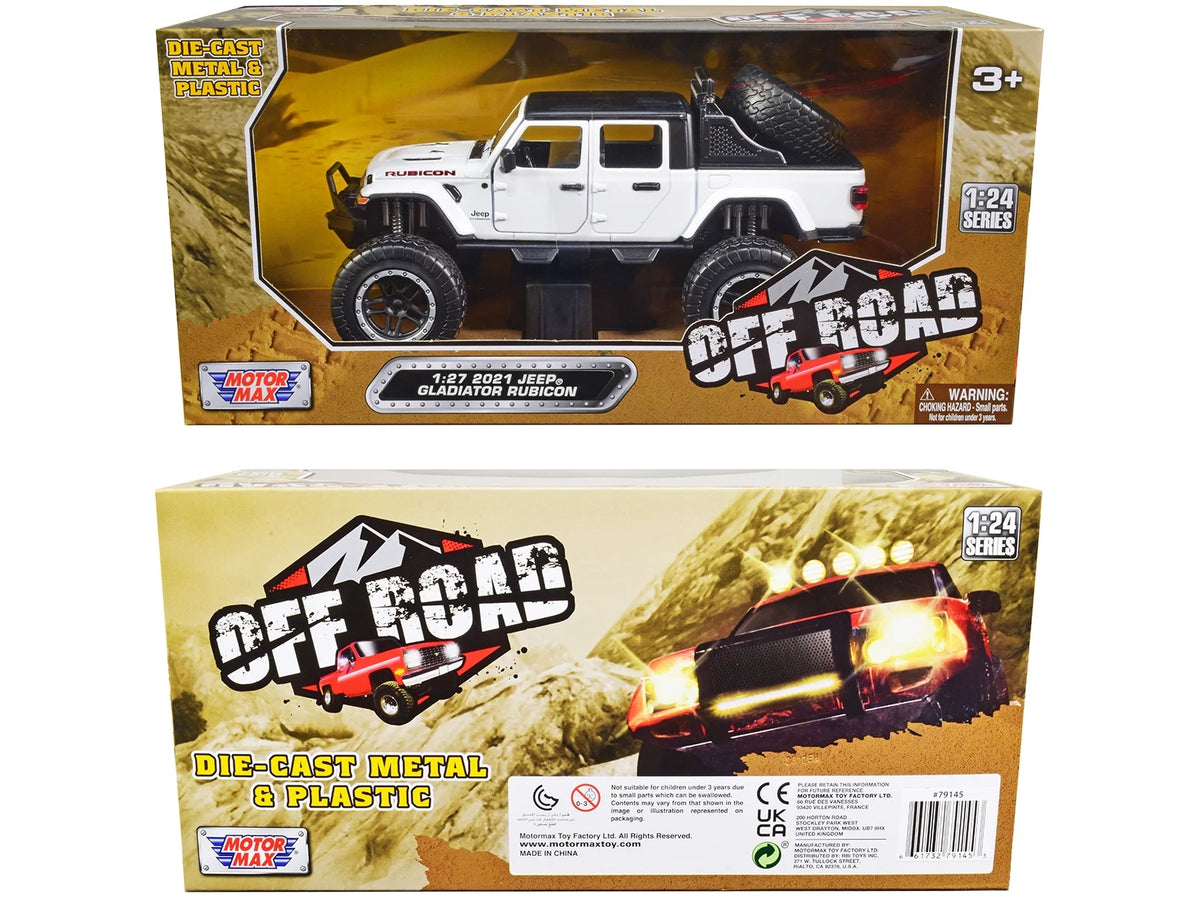 1/27 White Diecast Model Car V860076