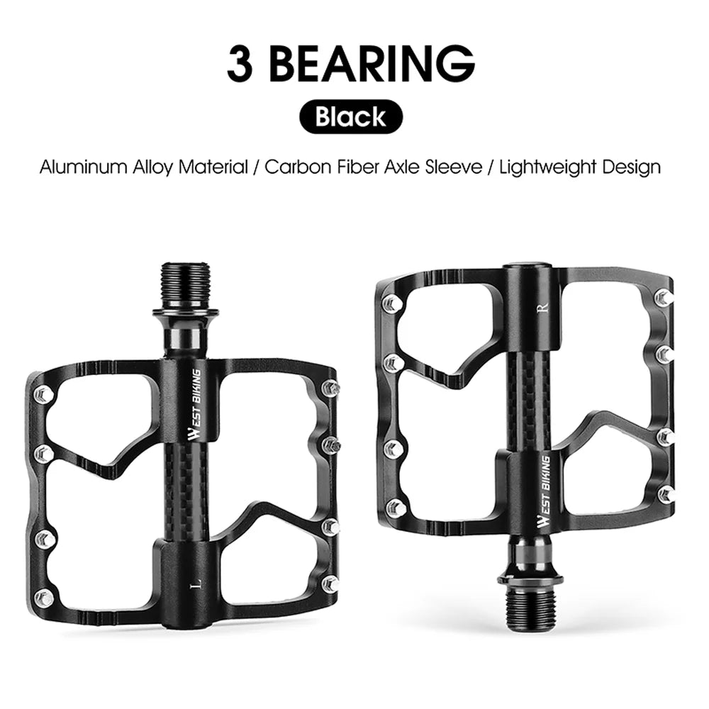 Ultralight Aluminum Alloy 3 Bearings Bike Pedals O13972