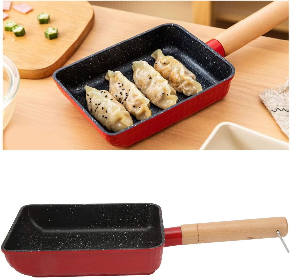 Red Non Stick Mini Frying Pan A56584