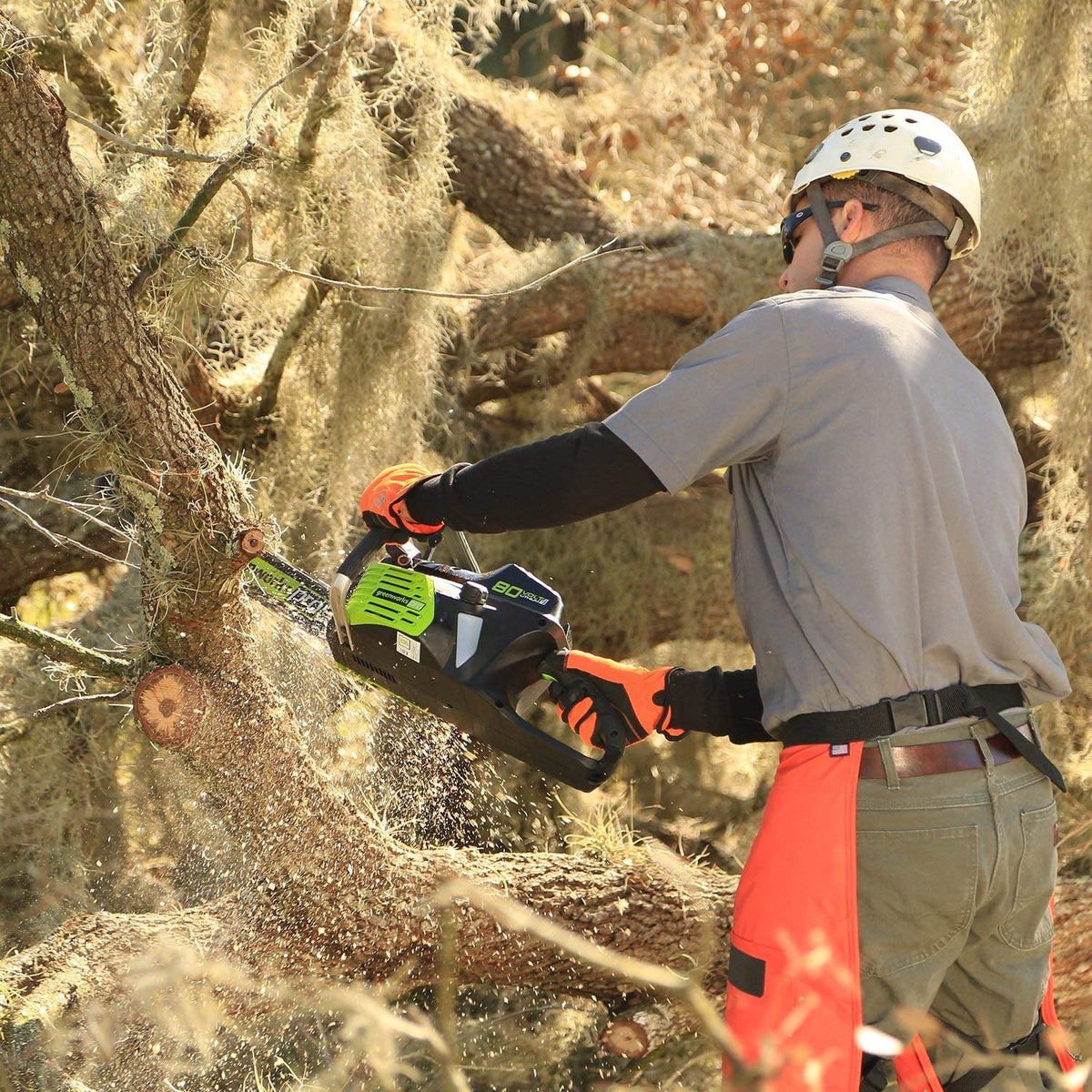 18-Inch 80V Cordless Lithium-Ion Chainsaw U340022