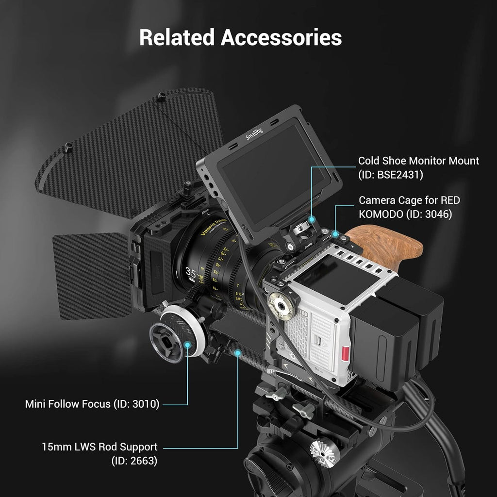 Mini Matte Box Pro with 4 x 5.65 Filter Trays and Adapter Ring M694