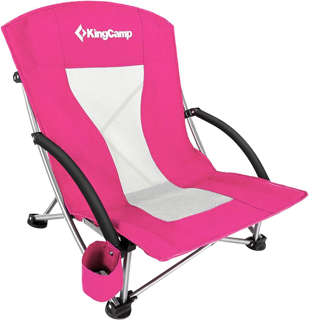 Low Seat Beach Camping Folding Chair with Cup Holder H325