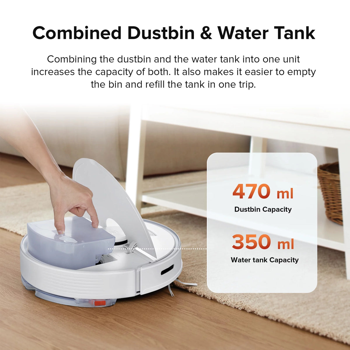 Robot Vacuum Cleaner with Auto-Empty Dock O1726